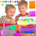 KINETIC SAND najväčší SET 5kg BAZÉNOVÉ FORMY lopatkové čerpadlo vedro