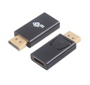 Displayport M - HDMI F adaptér čierny TB