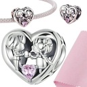 Prívesok na náramok CHARMS HEART pre chlapca a dievča S925 SILVER