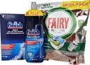 FAIRY PLATINUM kocky 75 ks + soľ + oplachovací prostriedok 800 ml