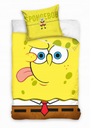 DETSKÉ POSTELIENKY 140x200 SPONGEBOB PÁN HUBKA