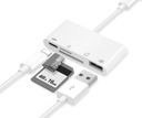 Adaptér HUB adaptér iPad Lightning USB SD TF