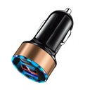 2,4A QC3.0 autonabíjačka 12-24V LED digitálna 2USB C