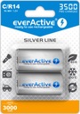 2x NI-MH EVERACTIVE R14 C 3500 mAh BATÉRIE