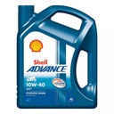 Shell Advance 4T AX7 10W40 4L - Motocyklový olej