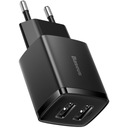 Baseus 2x USB-A rýchla nabíjačka, 10,5W