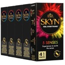 Sada kondómov SKYN SELECTION + SENSES 41 ks stimulujúce, zvlhčujúce