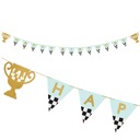 Banner Happy Birthday Cups 2,5 m