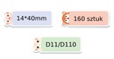 NIIMBOT Etikety Roll ANIMALS2 14*40mm 160ks