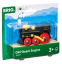 BRIO WORLD TRAILER PARNÁ LOKOMOTÍVA HISTORICKÁ PARNÁ LOKOMOTÍVA 33617