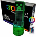 Minecraft Creeper XL 3D LAMP nočná LED lampa