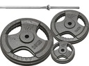 SET 80KG LIATINA HMOTNOST 29MM + KRK 180CM