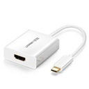 USB Type C (samec) - HDMI (samica) adaptér Ugreen (40273) biely