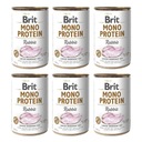 Mokré krmivo BRIT Mono Protein RABBIT Rabbit 6x400g