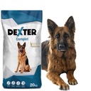 Suché krmivo Dexter, mix príchutí, pre aktívnych psov, 20 kg, zlatý ovčiak