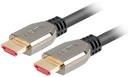 1,8m kábel HDMI 2.1 ULTRA 8K 4K 240Hz Lanberg Gold