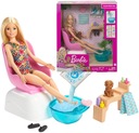 Mattel Barbie BÁBIKA SPA SALON MANIKÚRA PEDIKÚRA