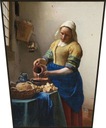 Obrazovka Milkmaid od Jana Vermeera