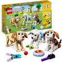 Lego creator 31137 roztomilé psy bígl pudel labrador psy zvieratká tehly