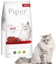 Piper Animals suché krmivo pre mačky s hovädzím mäsom 3 kg