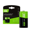 4x nabíjateľná batéria Green Cell C HR14 R14 1,2V 4000mAh