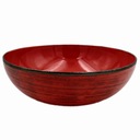 Alumina Bogucice Nostalgia Red Šalátová misa 24 cm