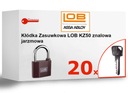 Zámok zinkový LOB KZ50 + 20 kľúčov BIG KEY