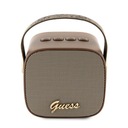 Bluetooth reproduktor Guess Reproduktor hnedý 4G Leather Script Logo s Strap TFO