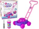 Kosačka Bubble Machine Ružové mydlové bubliny Music