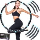 Hula Hop Slimming Training Tréningové skladacie koliesko s magnetmi 98 cm