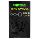 Korda Ring Swivels, veľkosť 11, kaprové obratlíky