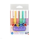 Zvýrazňovač Pastel CARIOCA 6 farieb