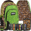 MINECRAFT SCHOOL BACKPACK 5v1 ZÁLOŽNÝ DERFORM SET