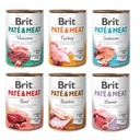 BRIT PATE & MEAT ZMES PRÍCHUTI 24X800g