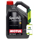 MOTUL SPECIFIC 505,01 502,00 5W40 - 5L + ZADARMO