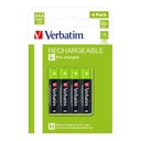 Nabíjateľné batérie, AAA (HR03), 1,2 V, 950 mAh, Verbatim,