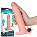 Čiapka na penis EXTENSION s VIBRÁCIAMI 19,5 cm