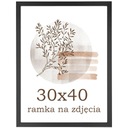 Rám 30x40 fotorámčeky čierny fotorámik