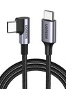 UGREEN USB-C USB kábel 50 cm čierny krátky QC3.0 POWER DELIVERY PD 60W