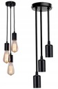 Závesné stropné svietidlo ZWIS Edison Loft 3x E27