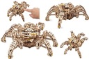 Hexapod ROBOT Ugears drevené 3D puzzle 388 dielikov