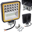 Halogénová LED pracovná lampa 12V 24V 126W