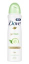 Sada 3 x Dove deodorant pre ženy uhorka a zelený čaj 250 ml