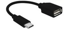 USB Type-C 2.0 samec - USB samica adaptér