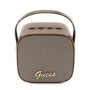 Reproduktor Guess Bluetooth GUWSB2P4SMW Reproduktor mini hnedý/hnedý 4G Leather Sc