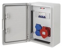 RSZ ELEKTRICKÝ SPÍNAČ STAVEBNÝ ROZVÁDZAČ ABS BOX 16A 2x230V