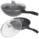 WOK panvica 28cm mramorový povlak RL-BW28 3,7L