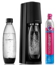 Čierny karbonizátor vody SodaStream Terra + fľaša Fuse 1l + plyn