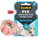 Montážna páska Scotch Fix 19mm/1,5m priehľadná