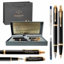 PARKER SET DARČEK PRE NICH GUĽOVODOVÉ PERO BLACK BLACK GOLD GT GRAVÍROVANIE VIANOCE